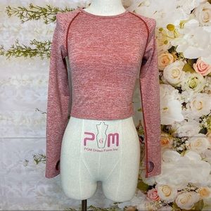 VS Pink Seamless Long Sleeve Crew Size Small